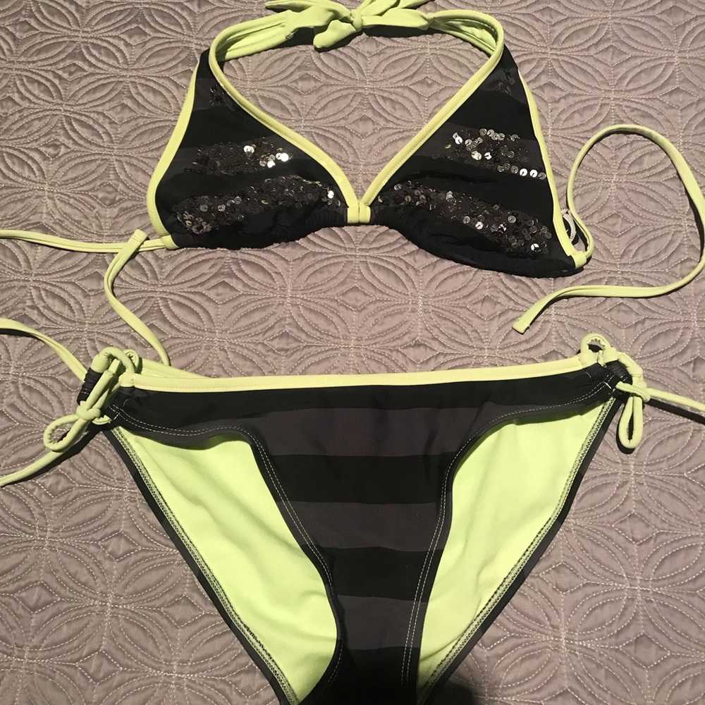 Sequin Top Swim Suit